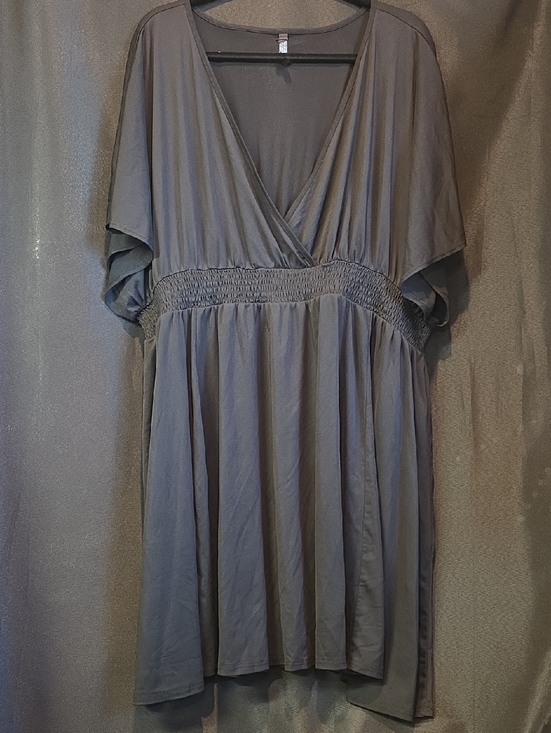 torrid Other - Torrid Beachware Swim Cover Up Pool Dress Sheer Smocked Waist
